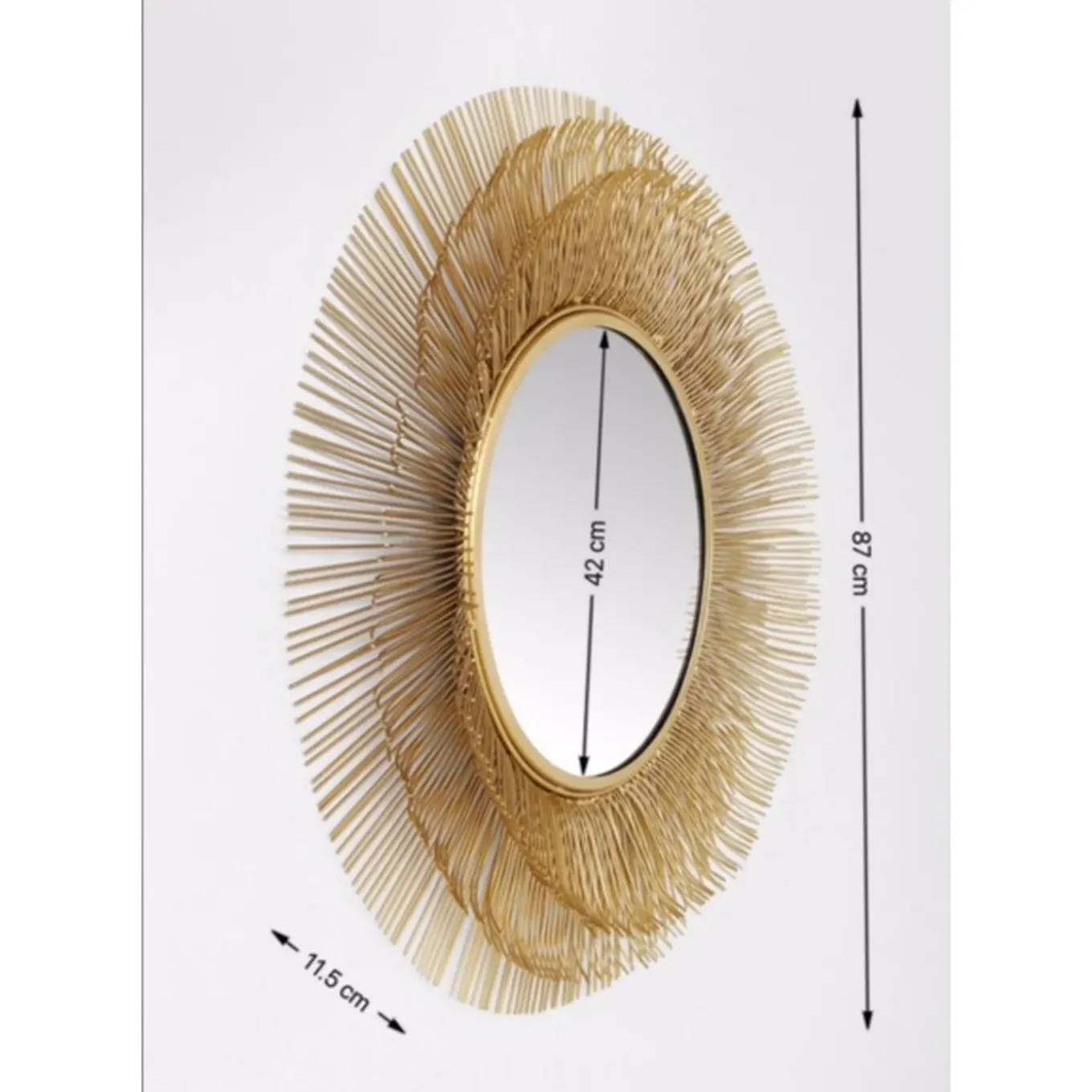 Miroir Sunburst Tre Dore O87Cm