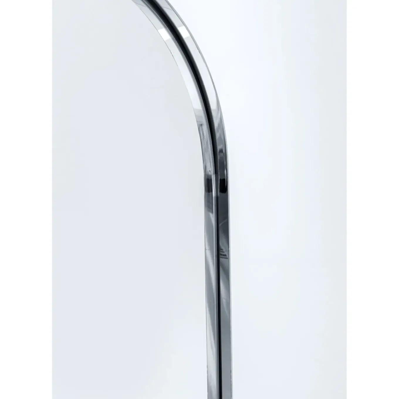 Miroir Sur Pied Curvy Acier Poli 40X170Cm