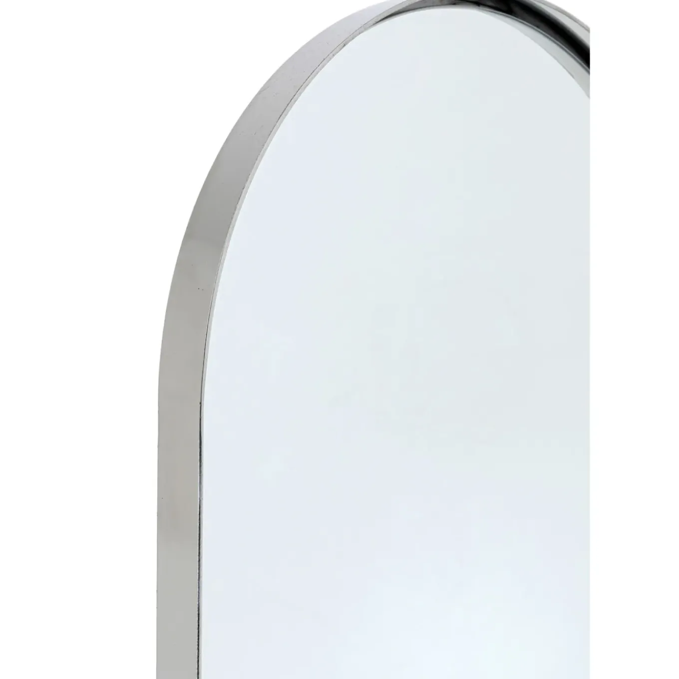 Miroir Sur Pied Curvy Acier Poli 40X170Cm