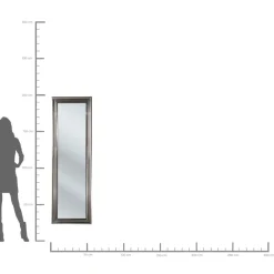 Miroir Sur Pied Frame Eve Argente 55X180Cm