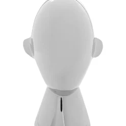 Objet Décoratif Abstract Face Argente 22Cm