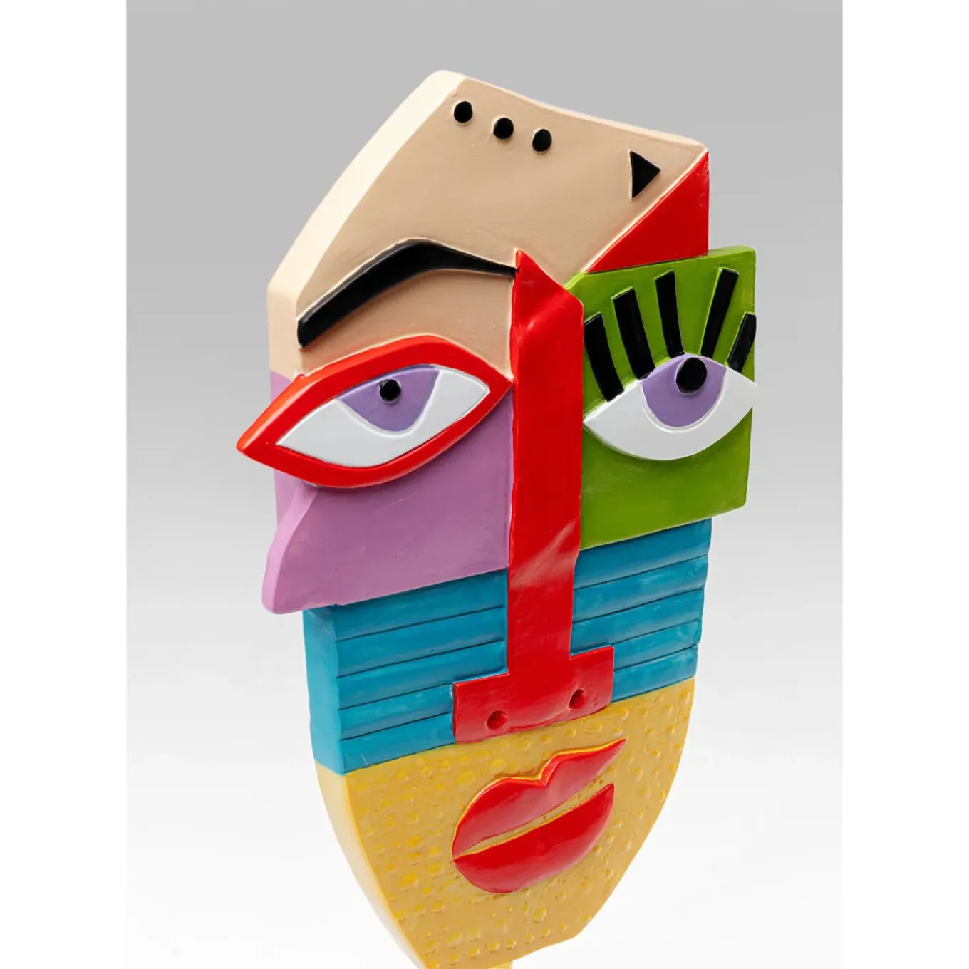 Objet Décoratif Abstract Face Multicolour 52