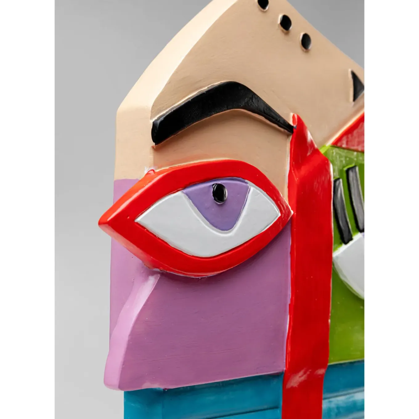 Objet Décoratif Abstract Face Multicolour 52
