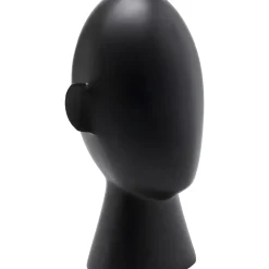 Objet Décoratif Abstract Face Noir 34Cm