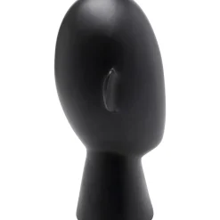 Objet Décoratif Abstract Face Noir 34Cm