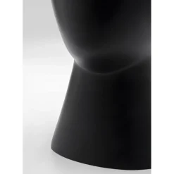 Objet Décoratif Abstract Face Noir 34Cm