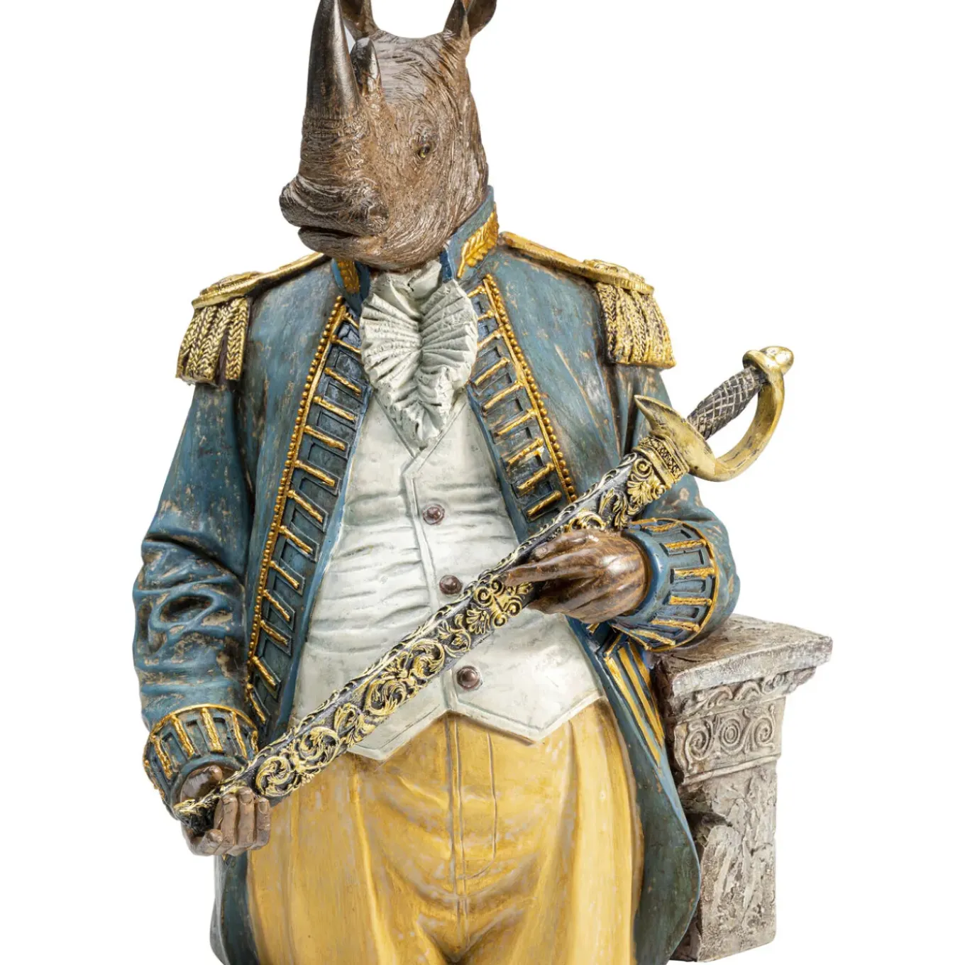 Objet Décoratif Angry Sir Rhino 37Cm