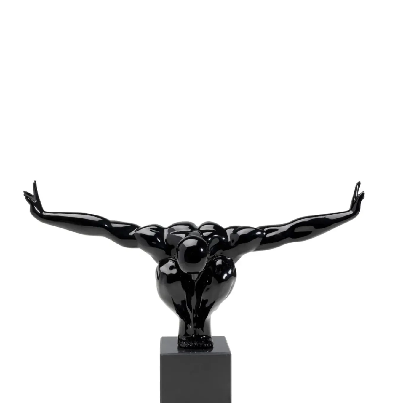 Objet Décoratif Athlete Noir 75Cm