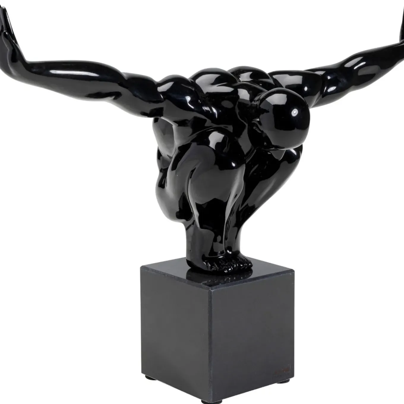 Objet Décoratif Athlete Noir 75Cm