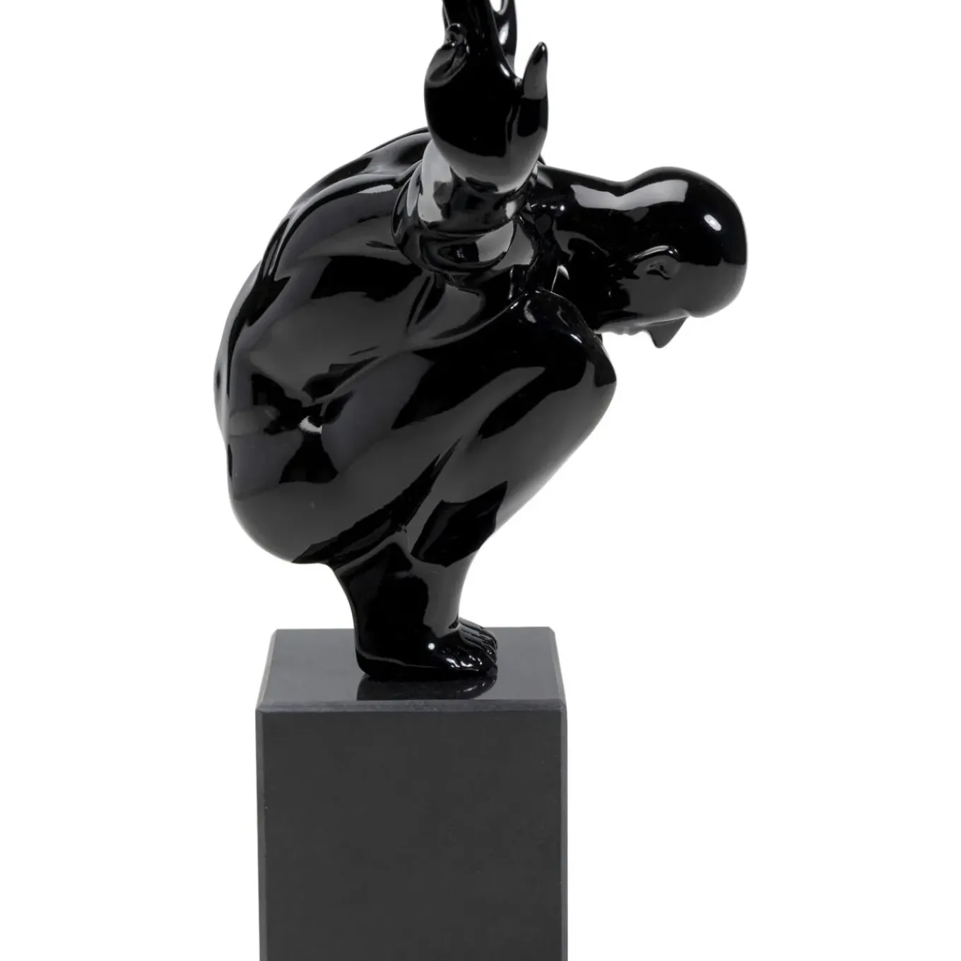 Objet Décoratif Athlete Noir 75Cm