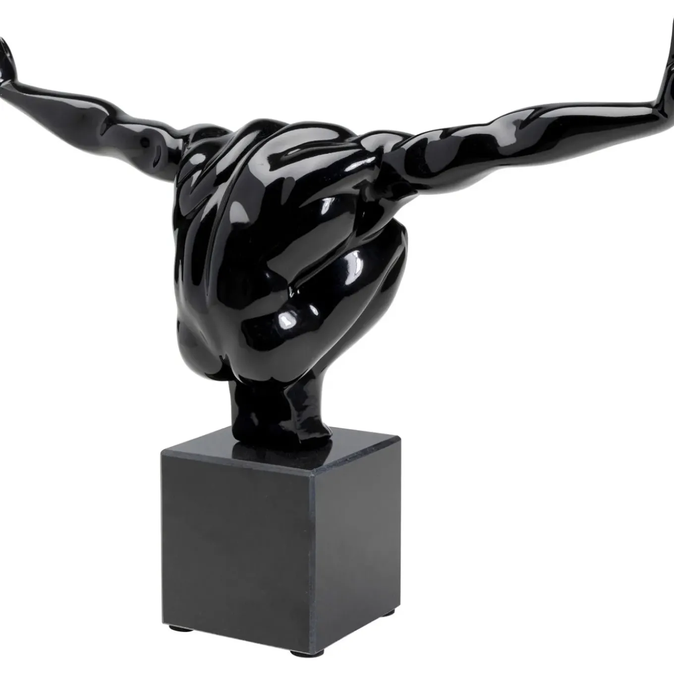 Objet Décoratif Athlete Noir 75Cm