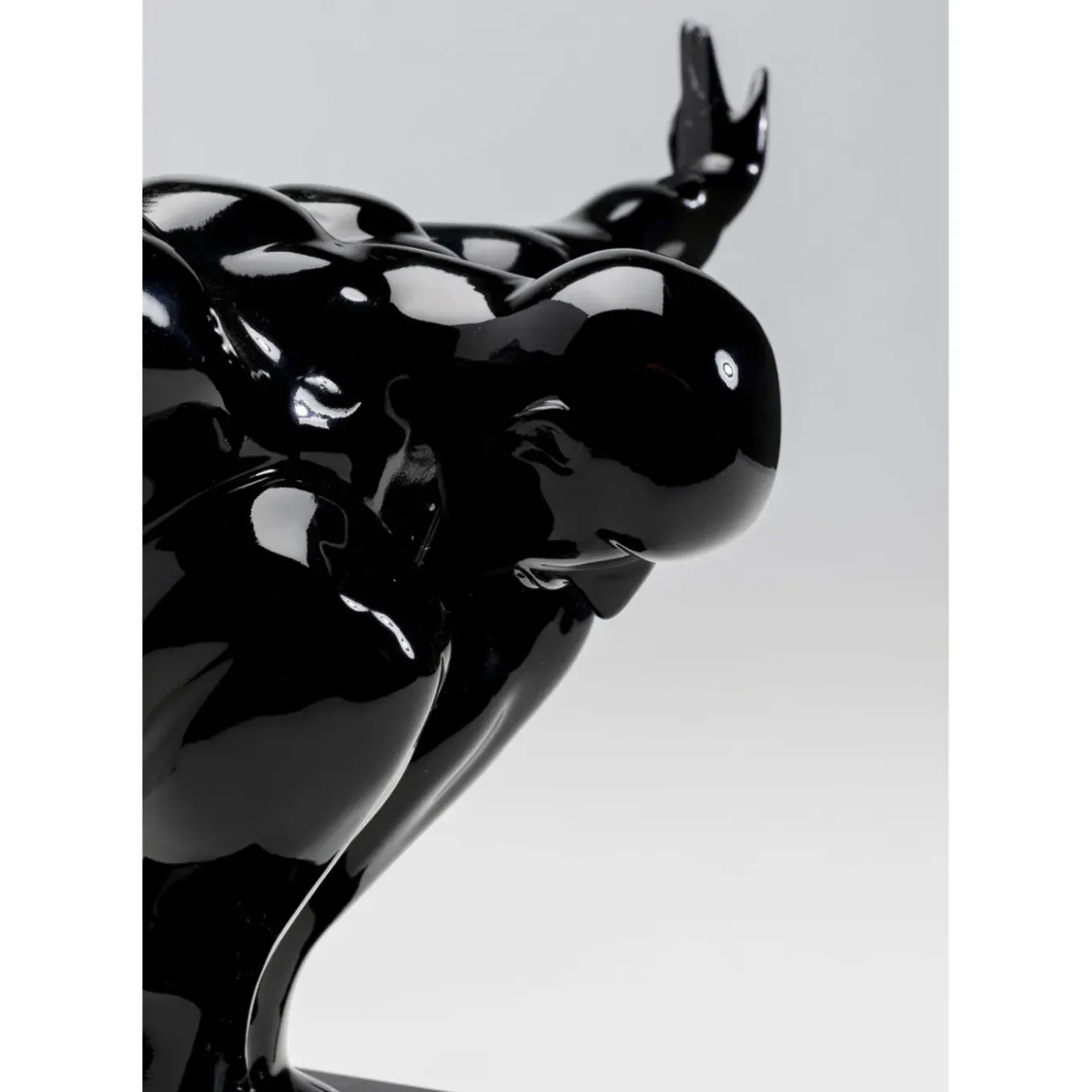Objet Décoratif Athlete Noir 75Cm