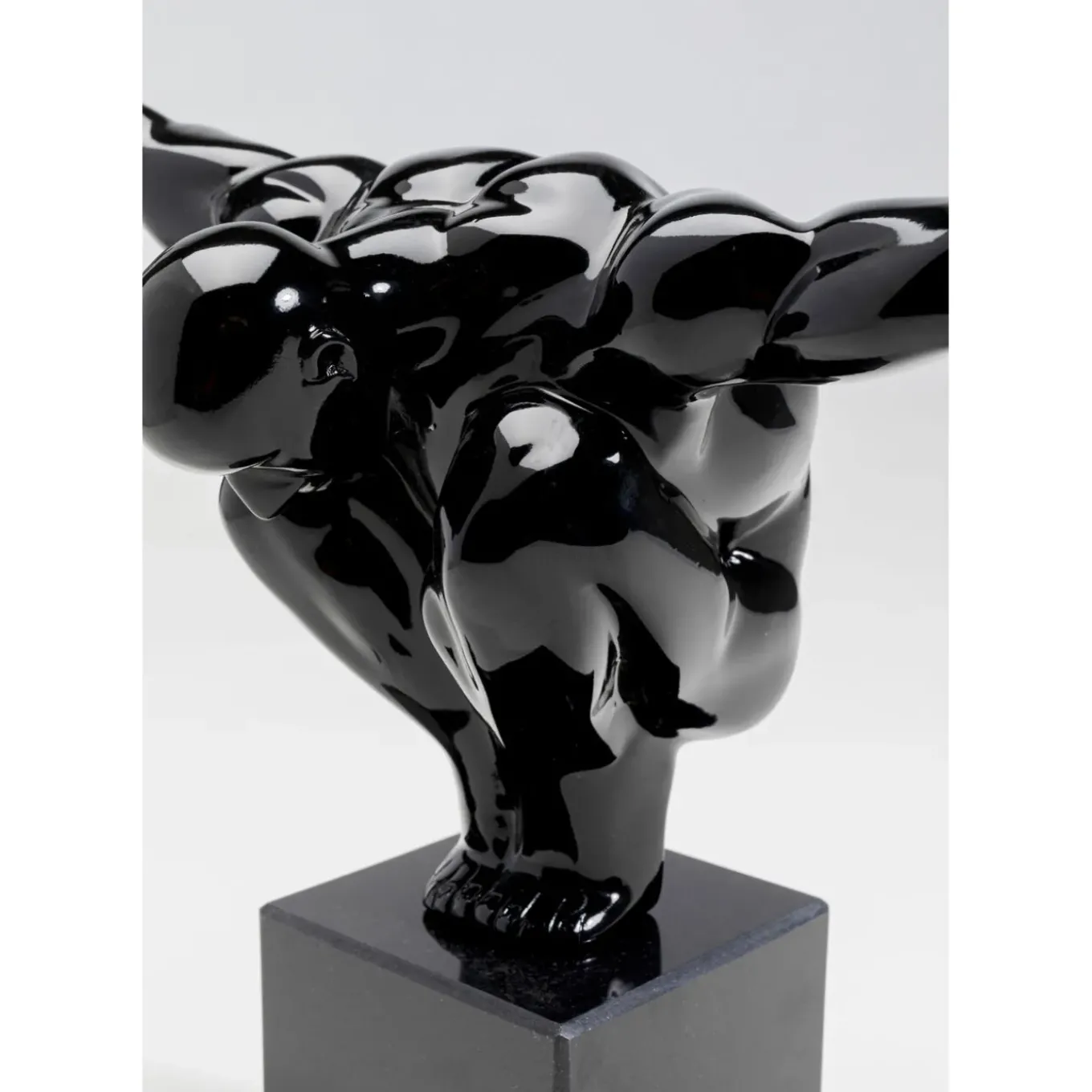 Objet Décoratif Athlete Noir 75Cm