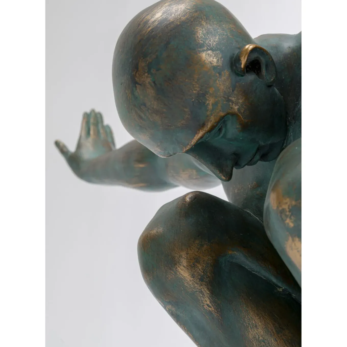Objet Décoratif Athlete Xl Antique Vert 100Cm