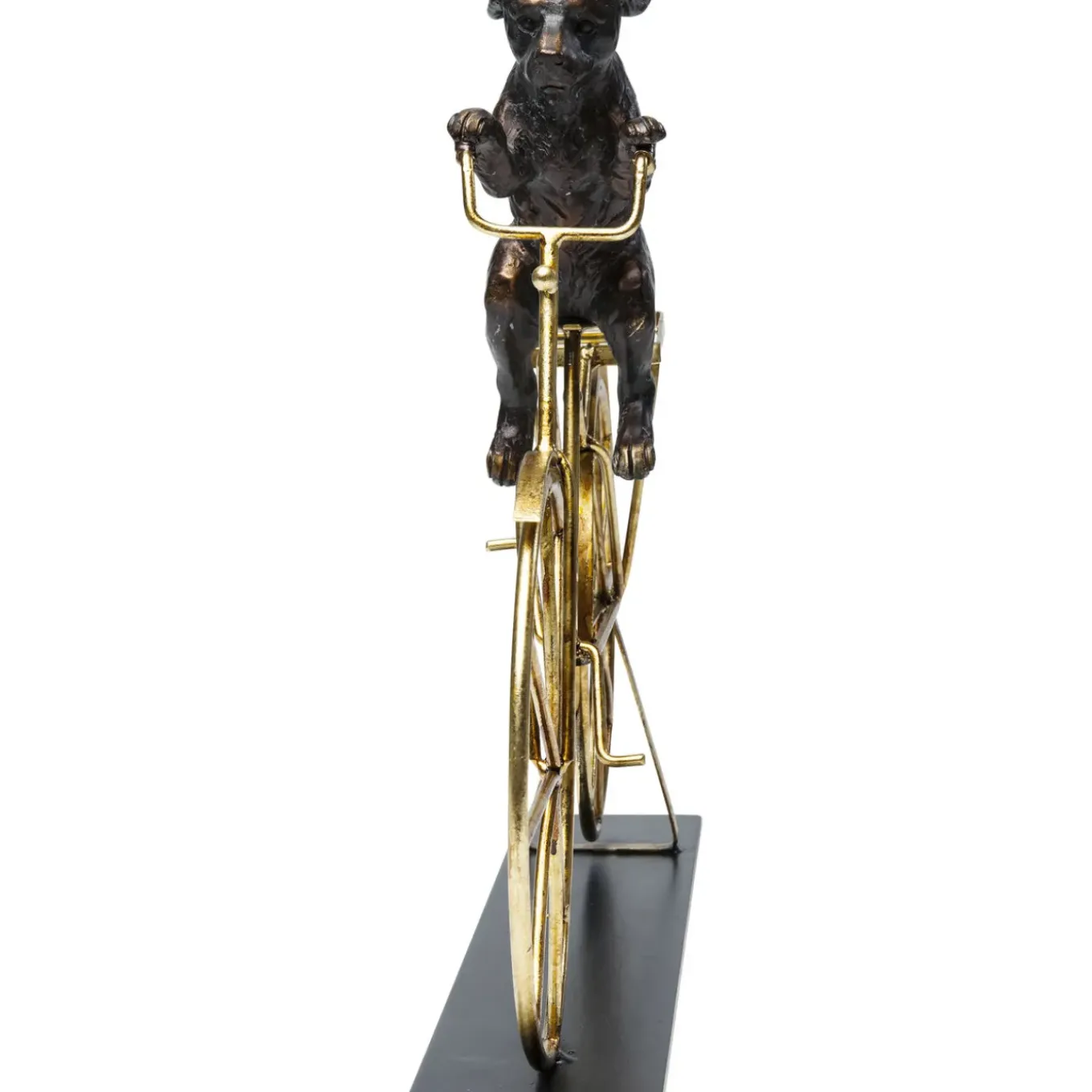 Objet Décoratif Dog With Bicycle 44Cm