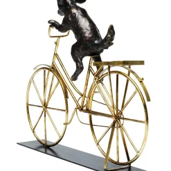 Objet Décoratif Dog With Bicycle 44Cm