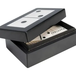 Objet Décoratif Domino Noir/Blanc 14X5Cm