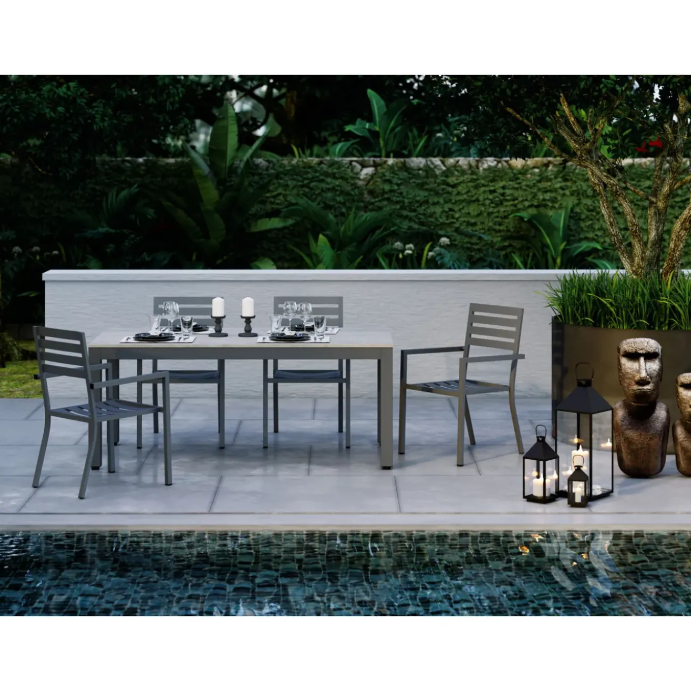 Objet Décoratif Easter Island 59Cm