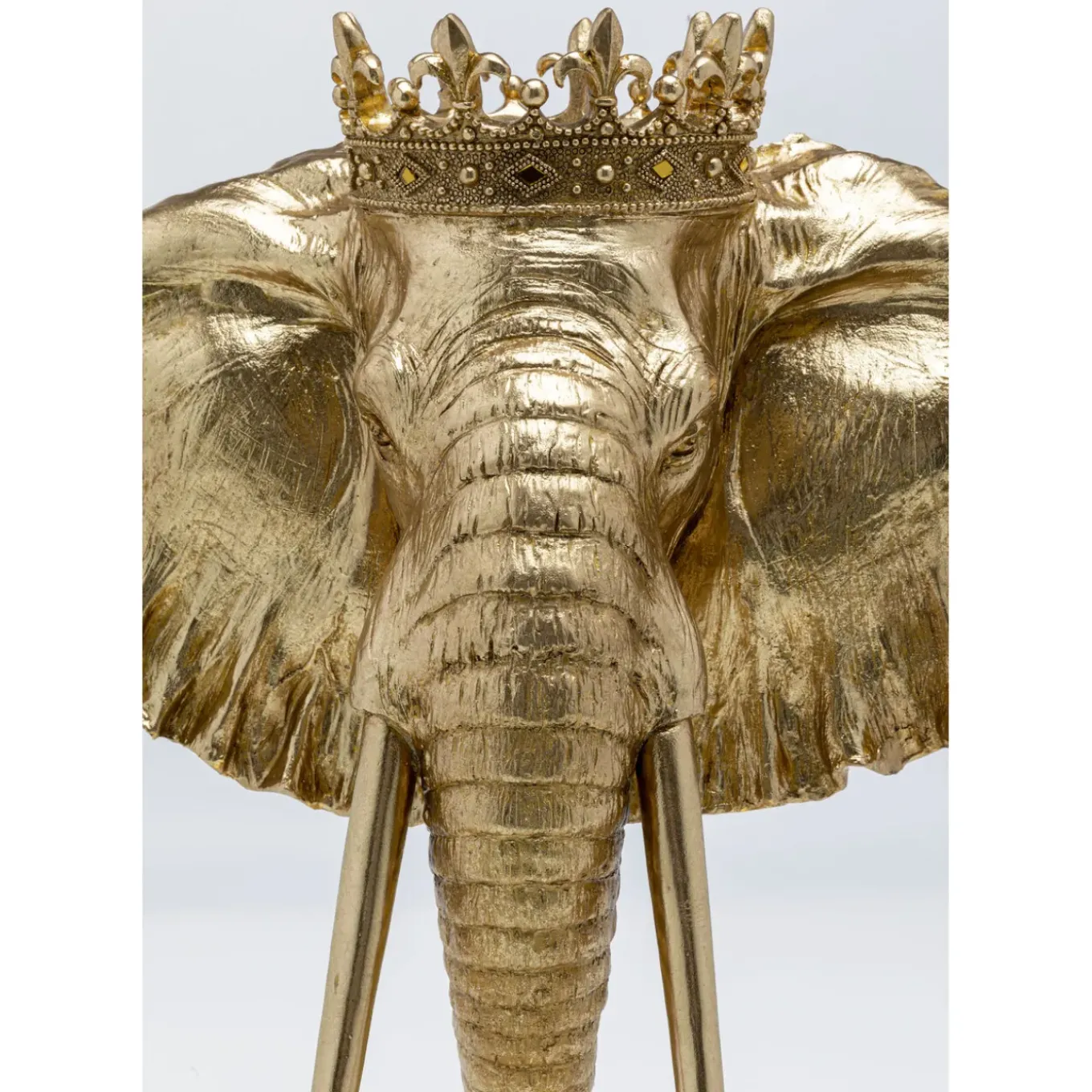 Objet Décoratif Elephant Royal Dore 57Cm