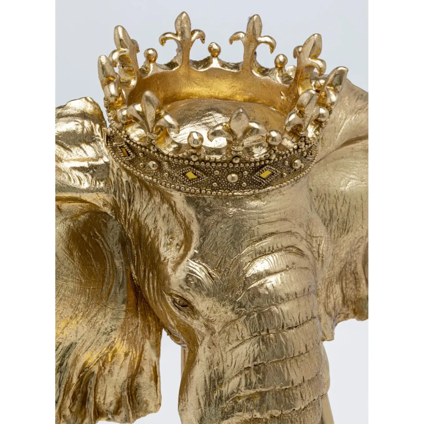 Objet Décoratif Elephant Royal Dore 57Cm