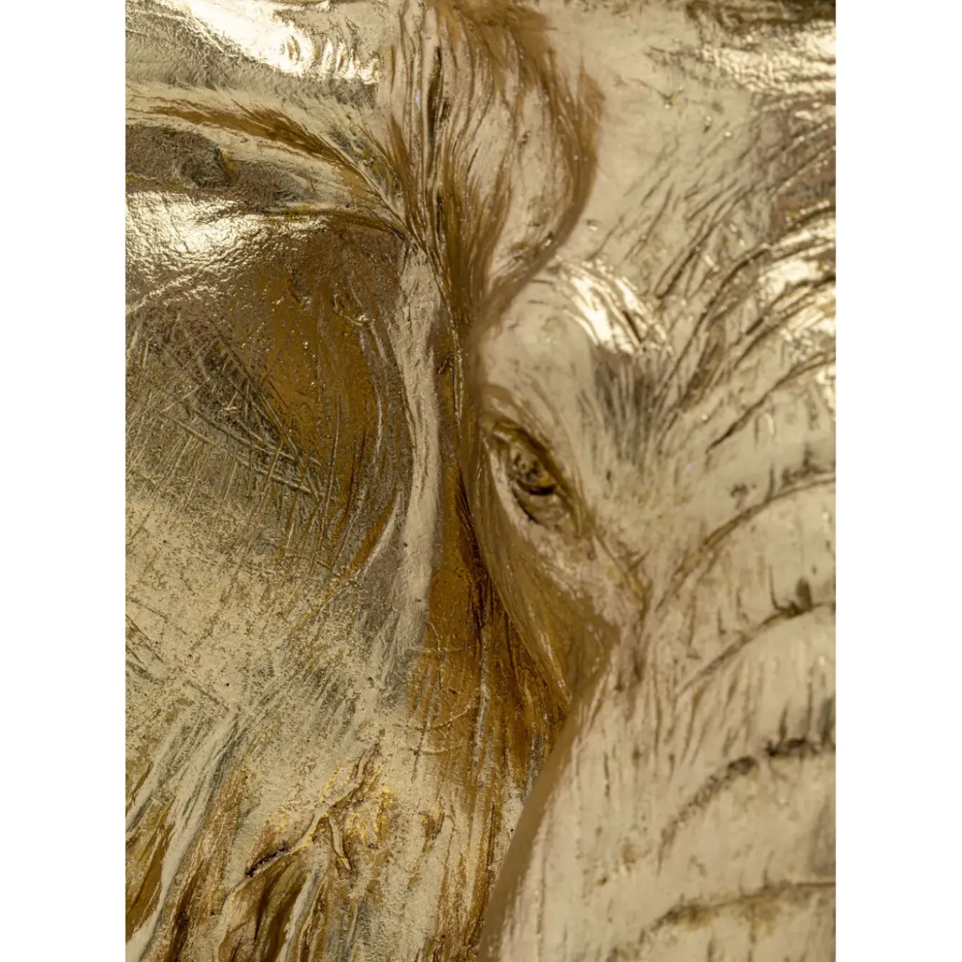 Objet Décoratif Elephant Royal Dore 57Cm