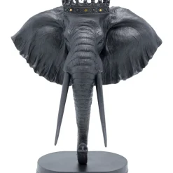 Objet Décoratif Elephant Royal Noir 57Cm