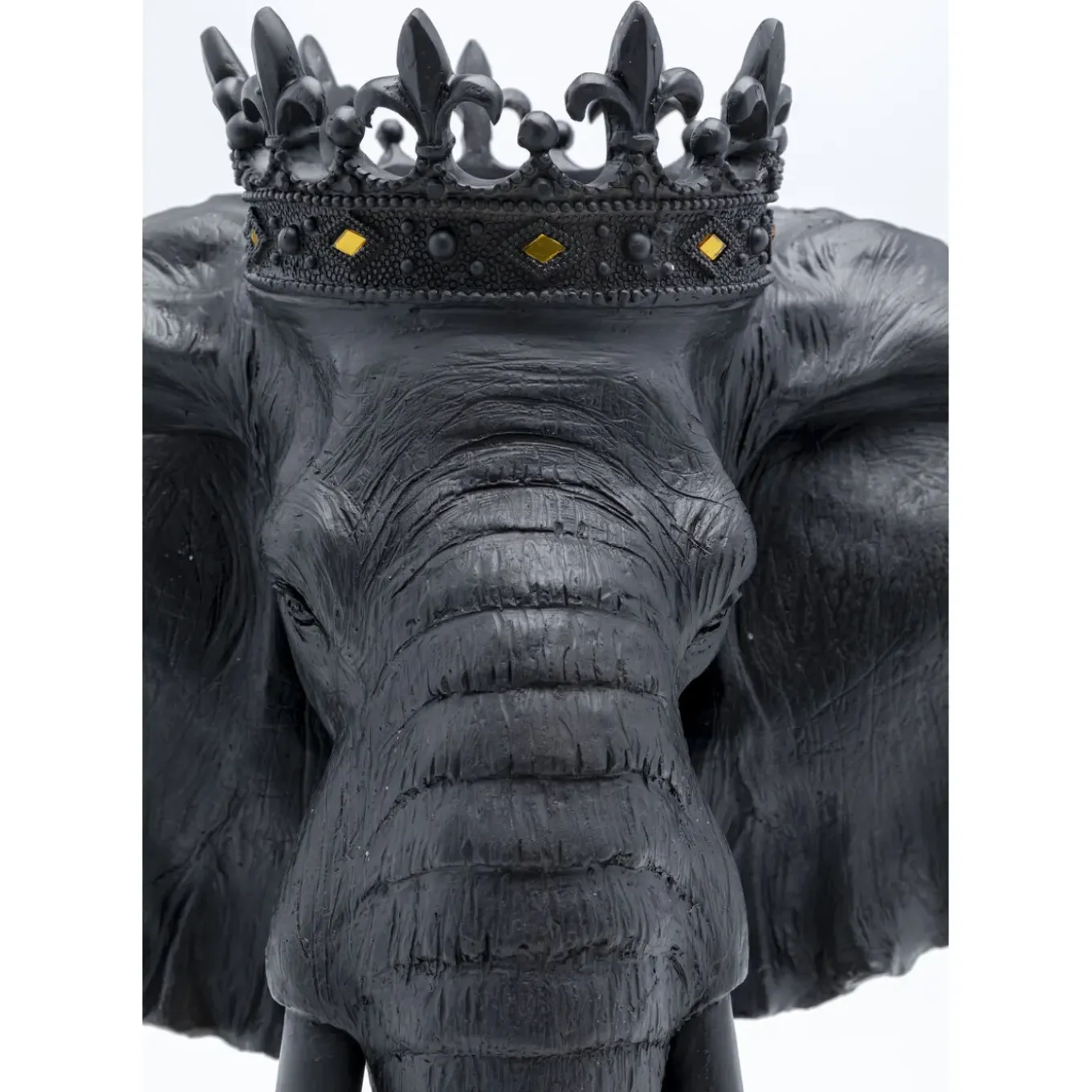 Objet Décoratif Elephant Royal Noir 57Cm