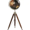 Objet Décoratif Globe Earth Noir