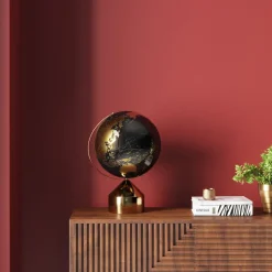 Objet Décoratif Globe Top Dore 47Cm