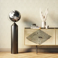 Objet Décoratif Globe Top Noir 132Cm