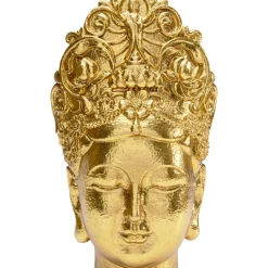 Objet Décoratif Goddess Head Dore 39Cm
