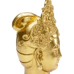 Objet Décoratif Goddess Head Dore 39Cm