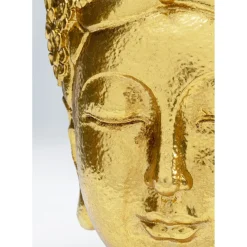 Objet Décoratif Goddess Head Dore 39Cm