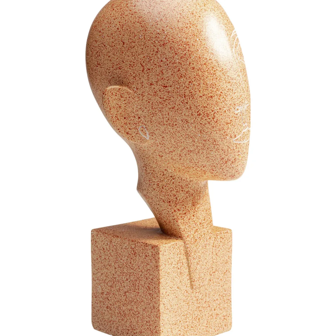 Objet Décoratif Half A Face 30Cm