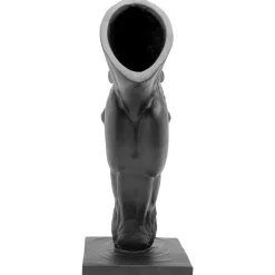 Objet Décoratif Horse Face Noir 72Cm