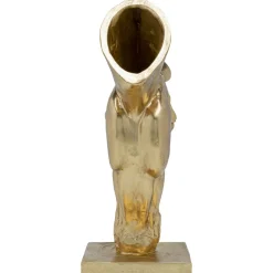 Objet Décoratif Horse Face Dore 72Cm