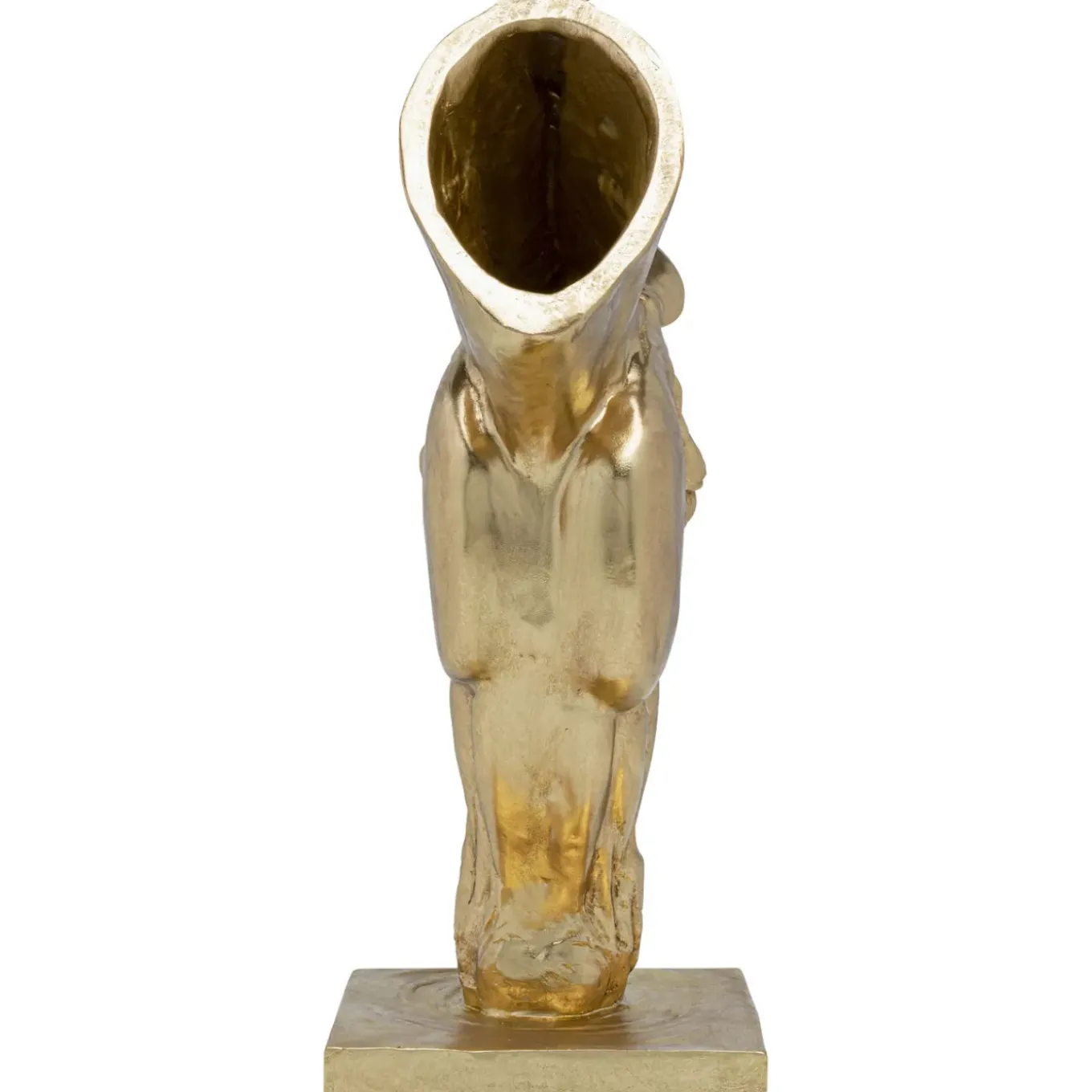 Objet Décoratif Horse Face Dore 72Cm