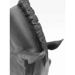 Objet Décoratif Horse Face Noir 57Cm