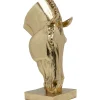 Objet Décoratif Horse Face Dore 57Cm