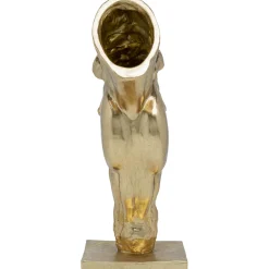 Objet Décoratif Horse Face Dore 57Cm