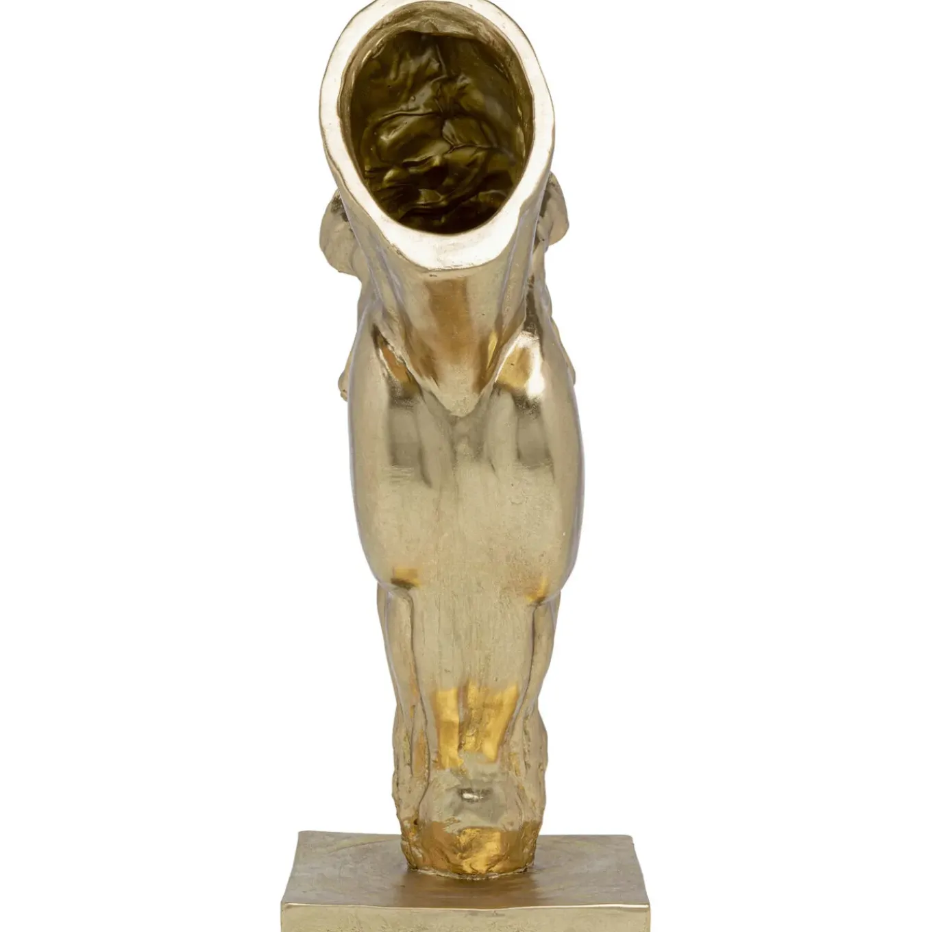 Objet Décoratif Horse Face Dore 57Cm