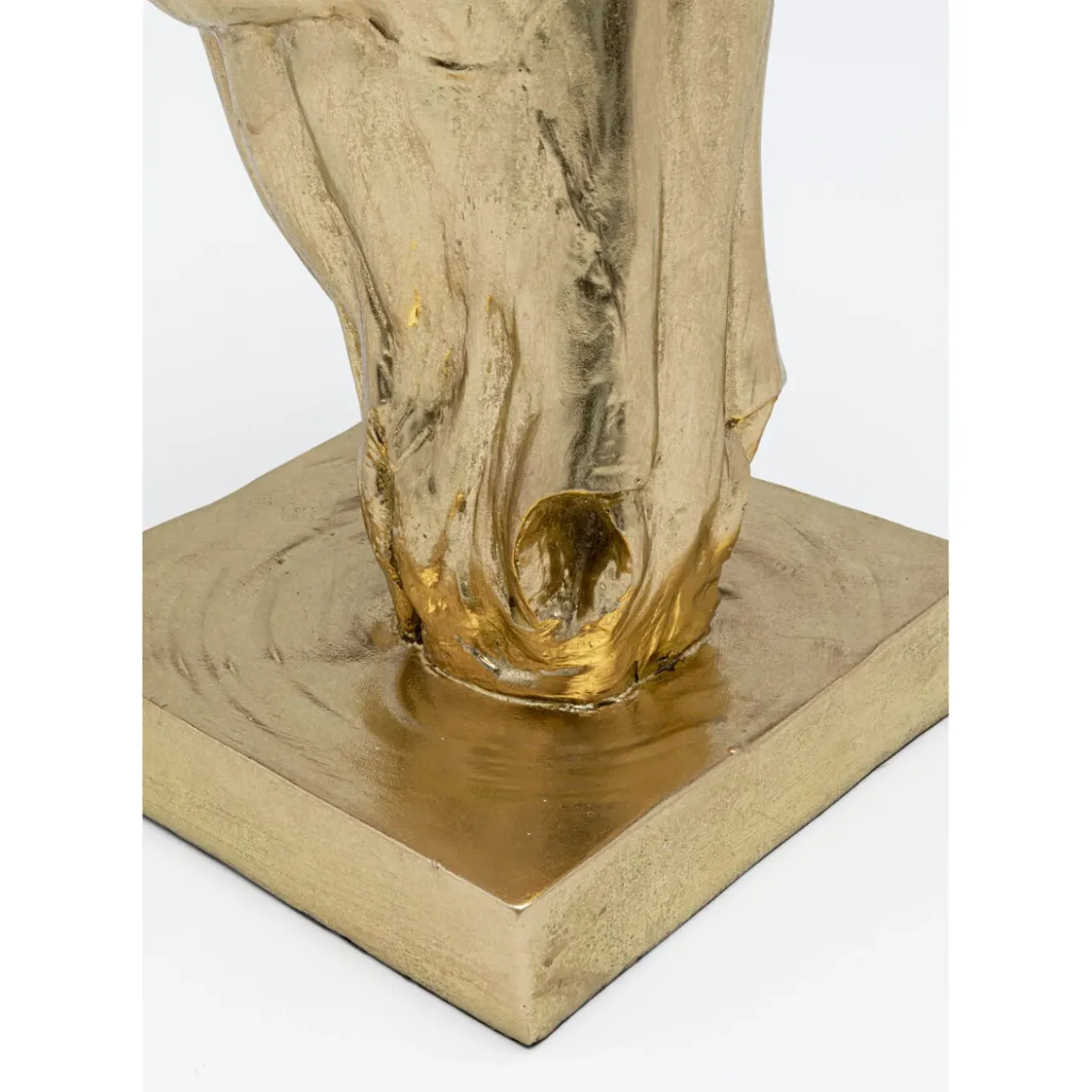 Objet Décoratif Horse Face Dore 57Cm