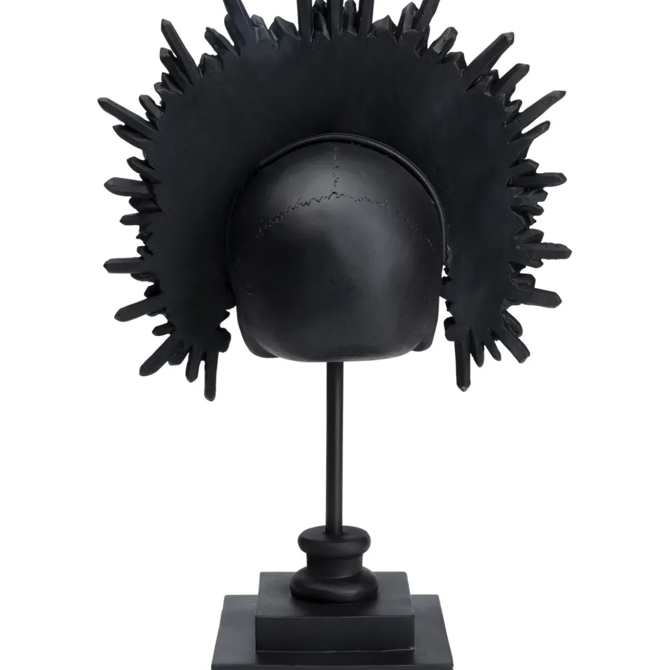 Objet Décoratif King Skull Noir 49Cm