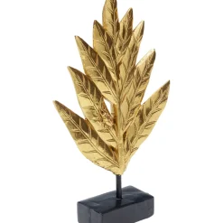 Objet Décoratif Leaves Dore 25Cm