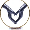 Objet Décoratif Éléments Heart Hand 33Cm