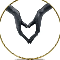 Objet Décoratif Éléments Heart Hand 62Cm