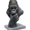 Objet Décoratif Thinking Gorilla Head 49Cm