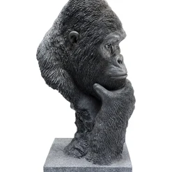 Objet Décoratif Thinking Gorilla Head 49Cm