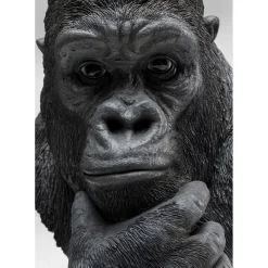 Objet Décoratif Thinking Gorilla Head 49Cm