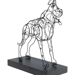 Objet Décoratif Wire Attack Dog 36Cm